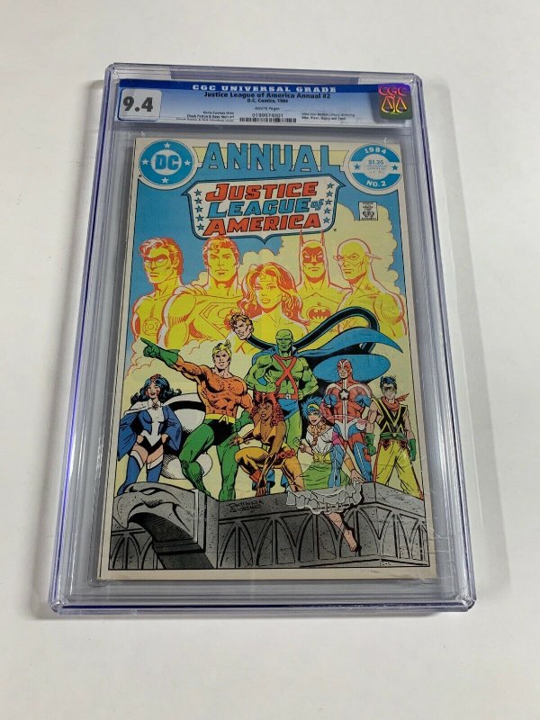 Justice League Of America Annual 2 Cgc 9.4 White Pages