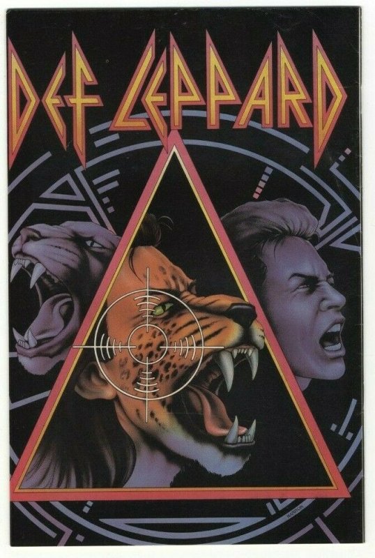 Rock N' Roll Comics #5 Def Leppard (2nd Print) - Revolutionary Comics - 1989 