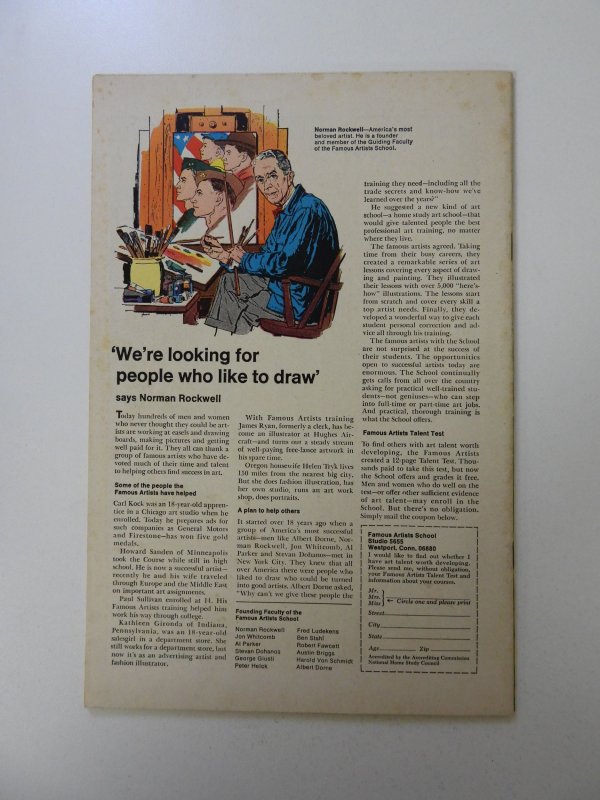 The Incredible Hulk #102 (1968) FN condition stains back cover