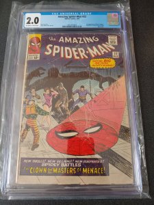AMAZING SPIDER-MAN #22 CGC 2.0  1ST APPEARANCE OF PRINCESS PYTHON.
