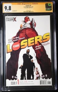 Losers (2003) #1 (CGC 9.8 SS) Signed Jock * Vertigo Comics* Andy Diggle Story *