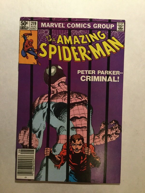 Amazing Spider-Man 219 Near Mint Nm Marvel 