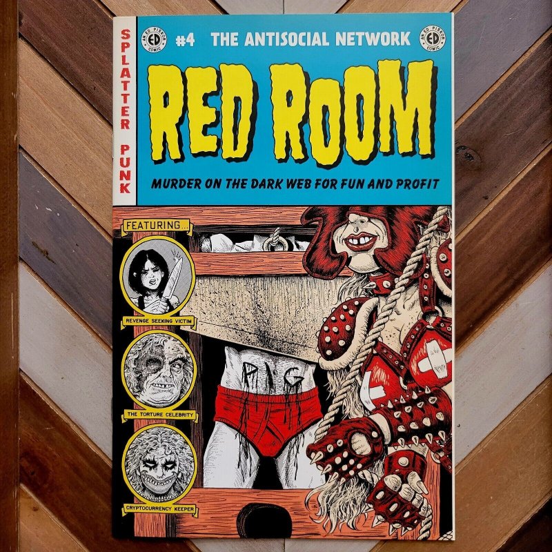 RED ROOM #4 NM 2021 Fantagraphics Final Issue ANTI-SOCIAL NETWORK RIP ED PISKOR!