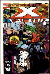 X-Factor #72 Direct Edition (1991) X-Factor