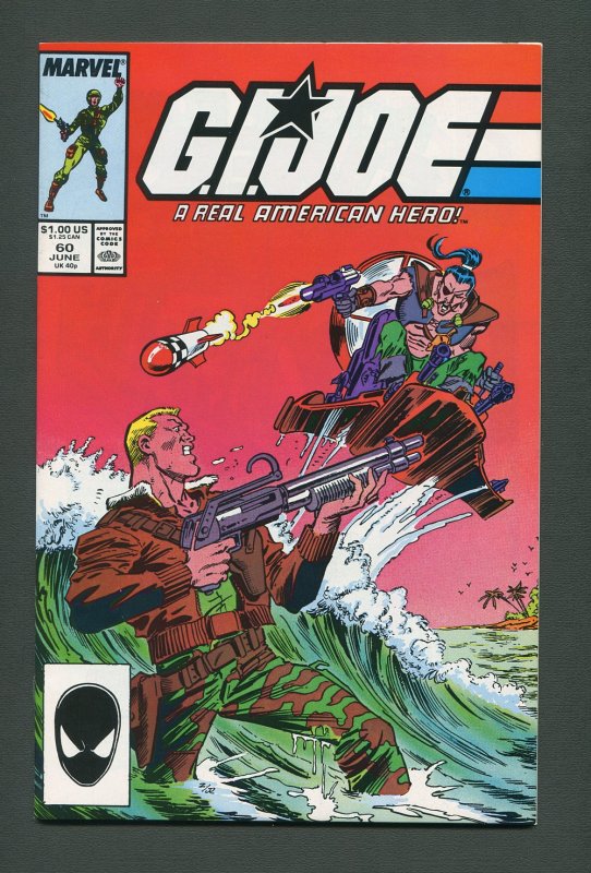 G.I. Joe #60 /  9.2 NM-  / Todd McFarlane  June 1987