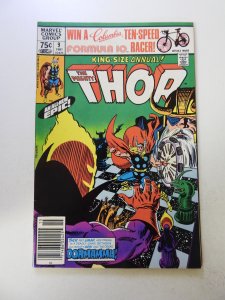 Thor Annual #9 Newsstand Edition (1981) FN condition