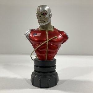 2002 Bowen Deathlok Mini Bust #1029 Professionally Displayed Signed Rick Buckler