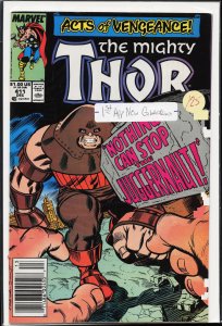 The Mighty Thor #411 (1989) [Key Issue]