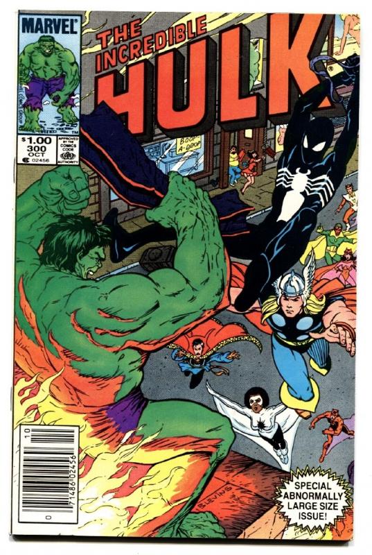 Incredible Hulk #300 comic book-black Spider-man-1984-marvel-high Grade