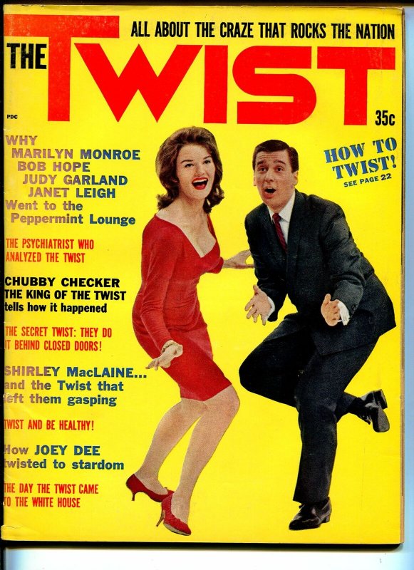 The Twist #1 1962-Chuby Checker-Joey Dee-Marilyn Monroe-Bob Hope-JFK-FN/VF