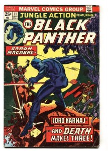 JUNGLE ACTION #11 BLACK PANTHER - comic book 1974 VG