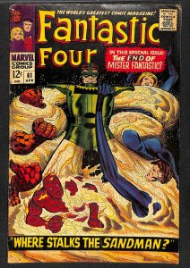 Fantastic Four #61 VG 4.0 Marvel Comics