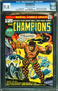 The Champions #1 (1975) CGC Graded 9.8 - 1st issue