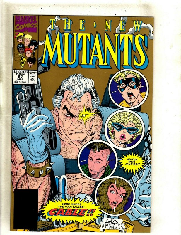 New Mutants # 87 NM 2nd Print Marvel Comic Book 1st Cable Appearance HJ10
