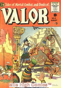 VALOR  (1955 Series)  (EC COMICS) #3 Fine Comics Book