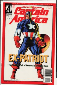 Captain America #450 Direct Edition Variant Cover (1996) Captain America