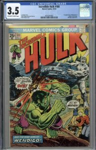 Hulk 180 CGC 3.5 unpressed 