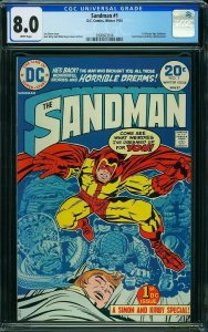 Sandman #1 (1975) CGC 8.0 VF