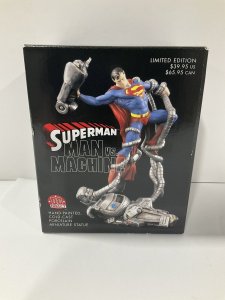SUPERMAN MAN VS. MACHINE JERRY ORDWAY STATUE IN BOX LMTD 1995/2500 DC DIRECT 