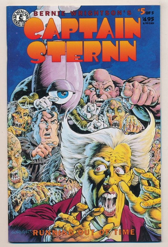 Captain Sternn Running Out of Time (1993) #1-5 NM Complete series