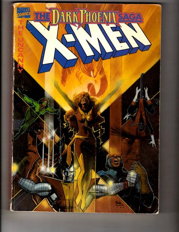 Uncanny X-Men Dark Phoenix Saga Graphic Novel Marvel Comics Book Stan Lee JL15