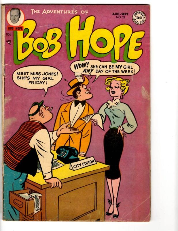 Adventures Of Bob Hope # 28 VG/FN DC Comic Book Comedy Series TP1