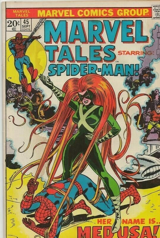 Marvel Tales #45 ORIGINAL Vintage 1973 Marvel Comics Spider-Man Medusa