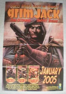 GRIM JACK Promo Poster, Tim Truman, 24x36, 2004, Unused, more Promos in store