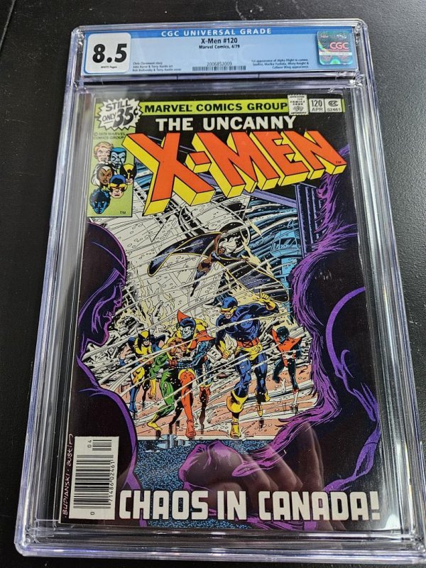 Uncanny X-Men #120, CGC 8.5  1st Alpha Flight Cameo Marvel Comics, 1979