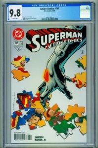 ACTION #747 CGC 9.8-1998- Superman-DC-Comic book-4330291014