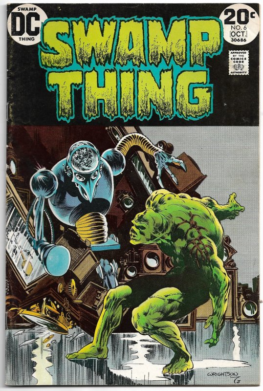 Swamp Thing #6 (1973) VG-FN