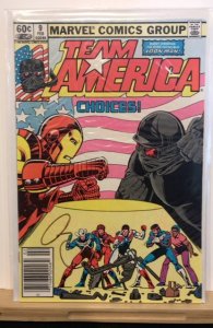 Team America #9 Newsstand Edition (1983)