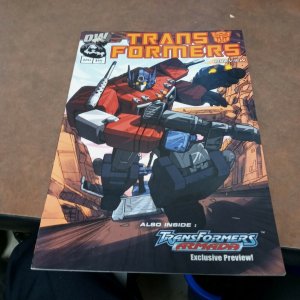 Transformers generation Comics Preview 1 2 Variant 3 2002 Dreamworks Lot Run Set