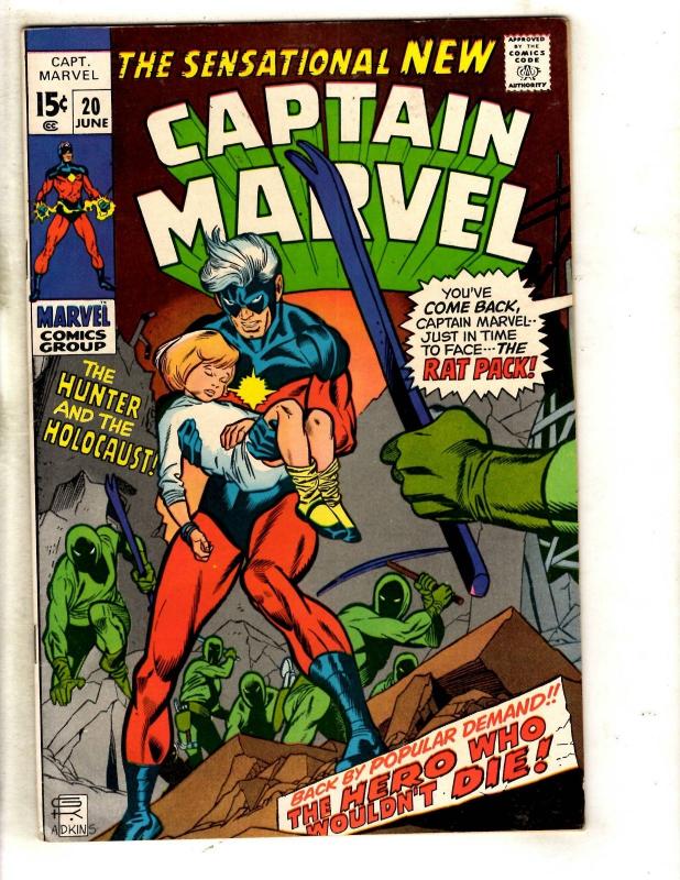 Captain Marvel # 20 VF Comic Book Kree Avengers Carol Danvers Hulk Thor JF15