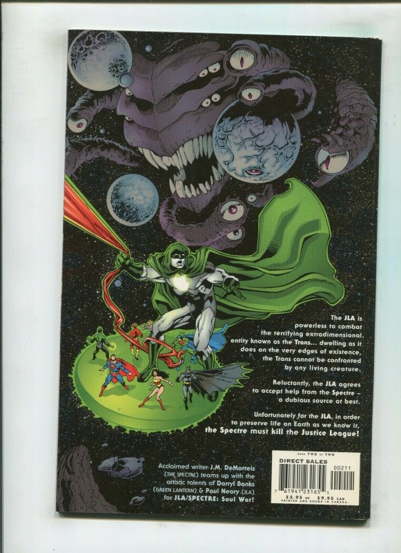 JLA: THE SPECTRE SOUL WAR #2 (9.0) TPB SOFTCOVER!! 2003