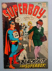 Superboy #154, VG DC Comics, March 1968