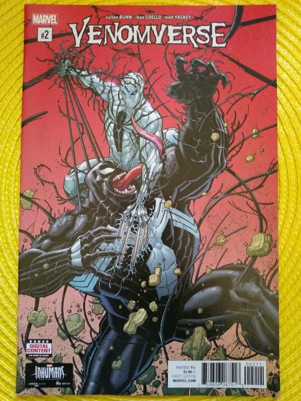 Venomverse Issues/Cvrs #1A & 2A (Marvel, 2017) Unread copies