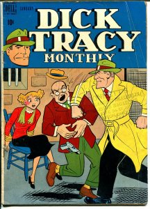 Dick Tracy  #13 1949-Dell-bondage cover-Chester Gould-VG