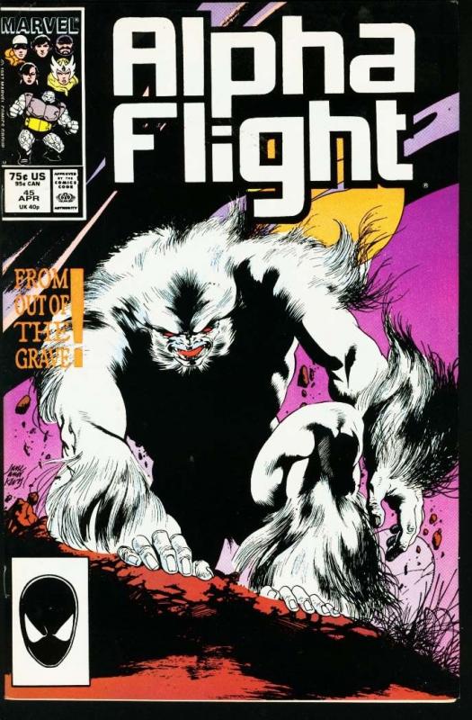 ALPHA FLIGHT #45-MARVEL COMICS-MUTANTS! NM