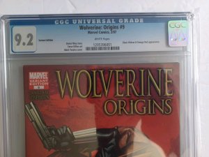 Wolverine Origins #9 Variant - Black Widow - 2007 - CGC 9.2