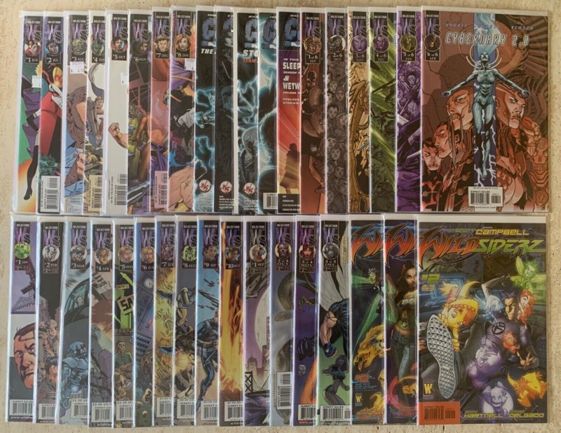 WILDSTORM LOT OF 36: THE PATRIOT 1-10, COUNTDOWN 1-8, CYBERNARY 2.0 1-6, MORE!