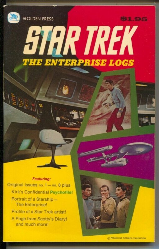 Star Trek Enterprise Logs #1 1976-Golden Press-reprints 1ssues1-8-Kirk Psycho...