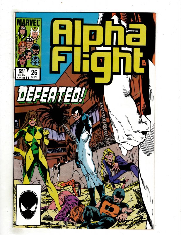 Alpha Flight #26 (1985) SR18