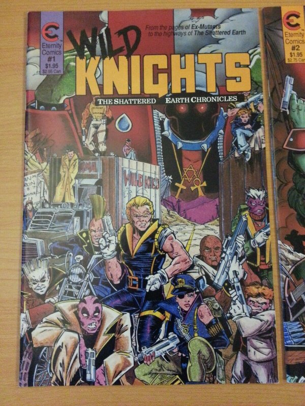 Wild Knights Shattered Earth 1-3 Complete Set Run! ~ NEAR MINT NM ~ 1988