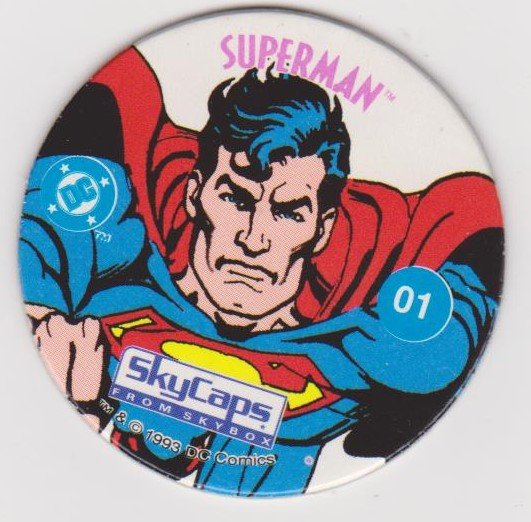 1993 Skybox Skycap #1 Superman