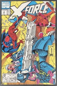 X-Force #4 (1991, Marvel) Spider-Man Appearance. 3rd App. of Deadpool. NM/MT