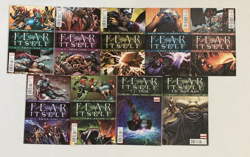 Fear Itself #1-7 +7.2 & 7.3 Complete Series Lot Of 9