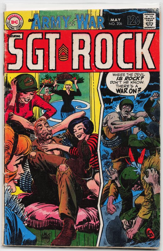 Our Army at War #206 (1969) Sgt. Rock