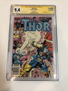 Thor (1983) # 339 (CGC SS 9.4 WP) | 1st App Stormbreaker | Signed Simonson | CPV