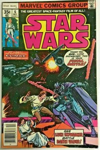 STAR WARS#6 VG/FN 1977 MARVEL BRONZE AGE COMICS